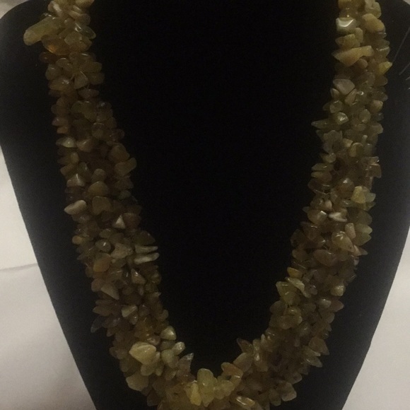 Moonstone chip beads necklace - Picture 2 of 4